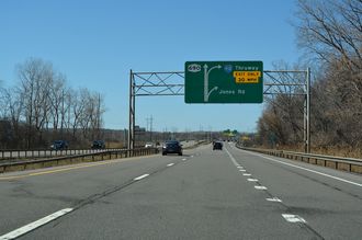 I-690 west at I-90/NYS Thruway in Van Buren.