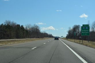 NY 690 south one mile from I-690/90 in Van Buren.