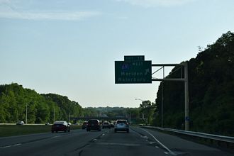 I-91 south at I-691 - Meriden, CT