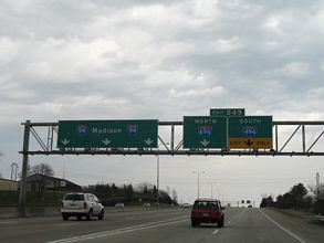 I-94/US 12 east at I-494/694 - Woodbury, MN