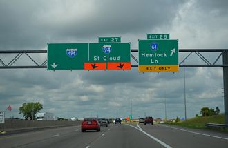 I-94/694 west at I-494 - Maple Grove, MN