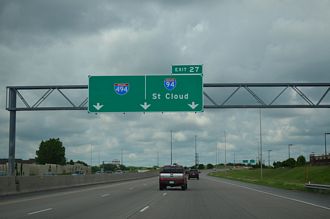 I-94/694 west at I-494 - Maple Grove, MN