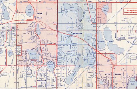 Arden Hills, Shoreview, MN - 1962