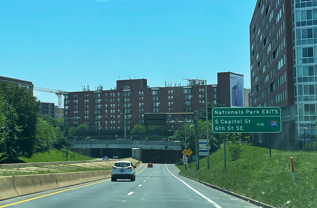 I-395 south at I-695 - Washington, DC