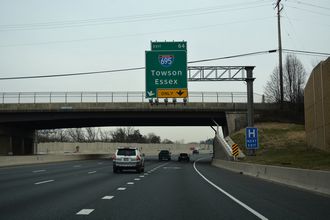 I-95 north at I-695 - Rosedale, MD