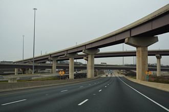 Systems Interchange joining I-95 and I-695/Baltimore Beltway