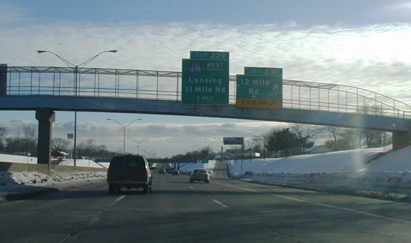 I-94 west at I-696 - 2001