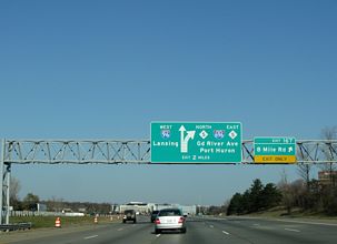I-96/275 north at I-696 - 2009