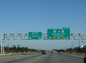 I-96/275 north at I-696 - 2009