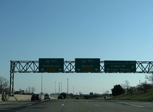 I-696 east at I-94 - 2009