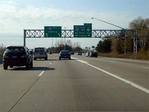 I-696 west at I-96/275 in 2006