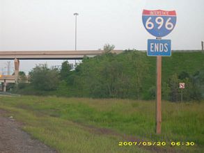 I-696 west at I-75/275 - Farmington Hills, MI