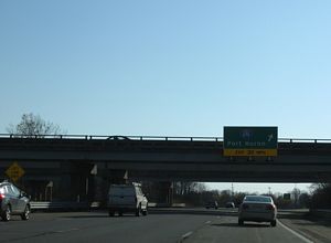 M-5 south at I-96/275/696 - Novi, MI