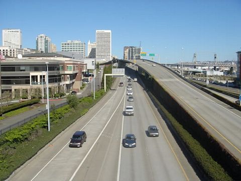 I-705 at Bridge of Glass - Tacoma, WA