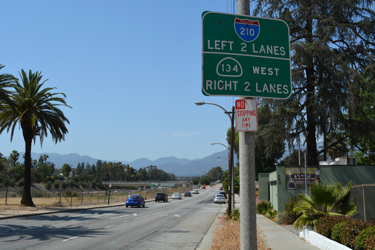 Pasadena Av north at SR 710 - Pasadena, CA
