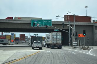 SR 47/103 (Terminal Island Fwy) south at I-710