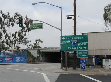 California 7 sign for I-710 - Los Angeles, CA