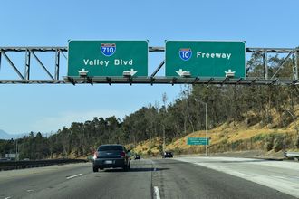 I-710 north at I-10 - Monterey Park, CA