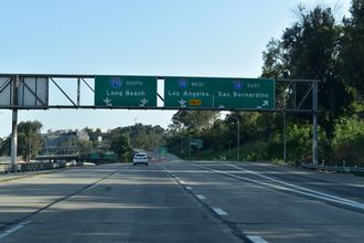 I-710 south at I-10 - Los Angeles, CA