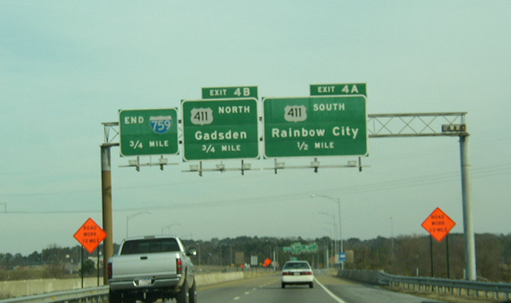 I-759 east at US 411 - 2003