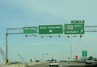 I-759 east at US 411 - 2003