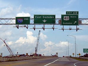 I-759 east at US 411 - 2003