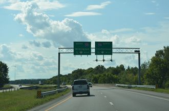 I-759 west at I-59 - Gadsden, AL