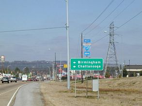 US 411 north at I-759 - 2002