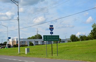 US 411 north at I-759 - Gadsden, AL