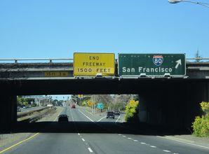 I-780 west at I-80 west in 2012
