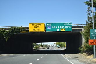 I-780 west at Exit 1 A to I-80 west