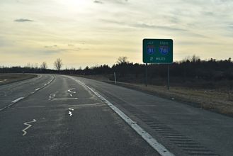 I-781 west at I-81 - Pamelia, NY