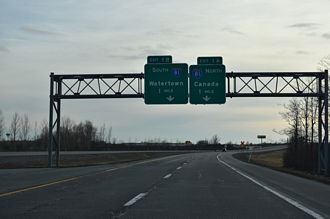 I-781 west at I-81 - Pamelia, NY