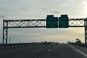 I-781 west at I-81 - Pamelia, NY