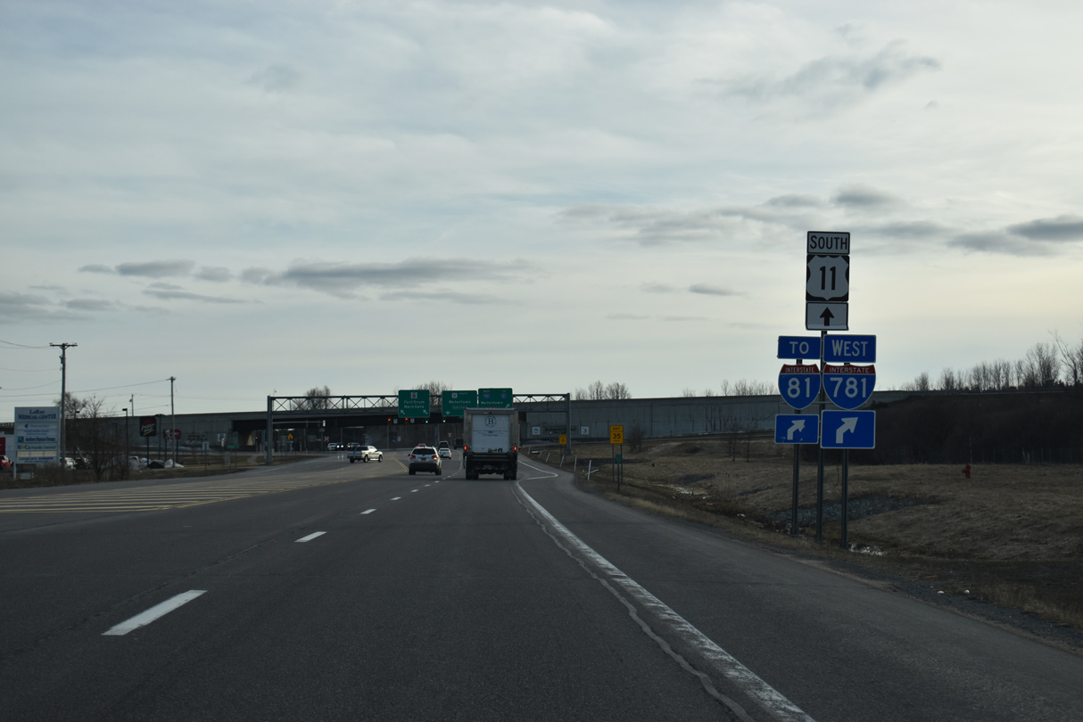 US 11 south at I-781 - Le Ray, NY