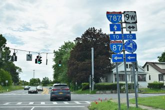 Hoffman Av south at I-787/US 9W - Albany, NY