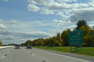 I-87/NY Thrwy south at I-787 - Albany