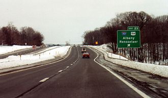 I-87/NY Thrwy south at I-787 - 2002