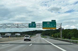 I-787 south at NY 32 - Albany