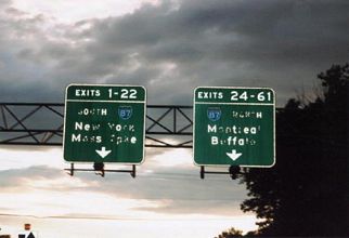 I-787 south at I-87/NY Thrwy - 2001