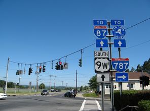 US 9W south at I-787 - Albany, NY