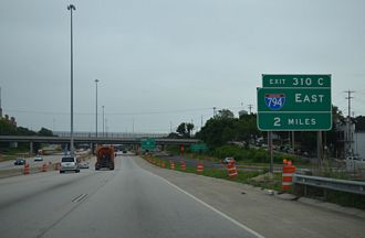I-43/94 north at I-794 - Milwaukee, WI