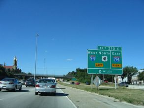 I-43/94 north at I-794 - 2005