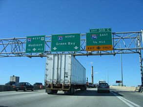 I-43/94 north at I-794 - 2005