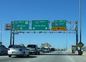 I-43/94 north at I-794 - 2005