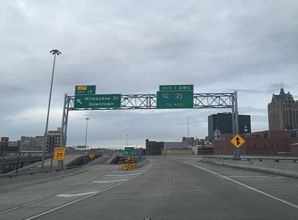 I-794 west at I-43/94 - Milwaukee, WI