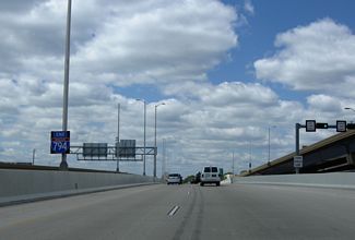 I-794 west at I-43/94 - Milwaukee, WI