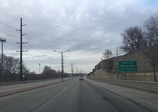 Wis 794 north at I-794 - Milwaukee