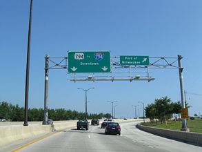 Wis 794 north at I-794 - 2009
