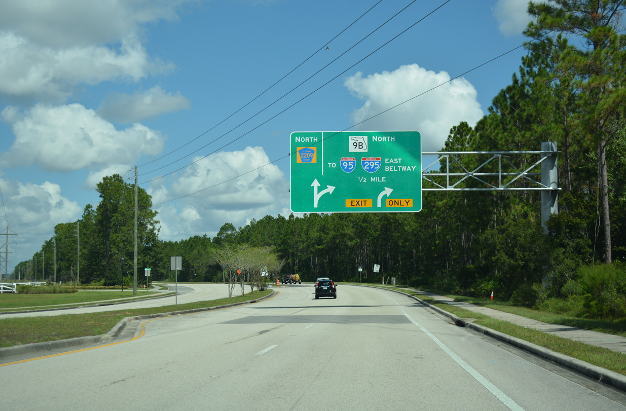 CR 2209 north at SR 9B - St. Johns, FL